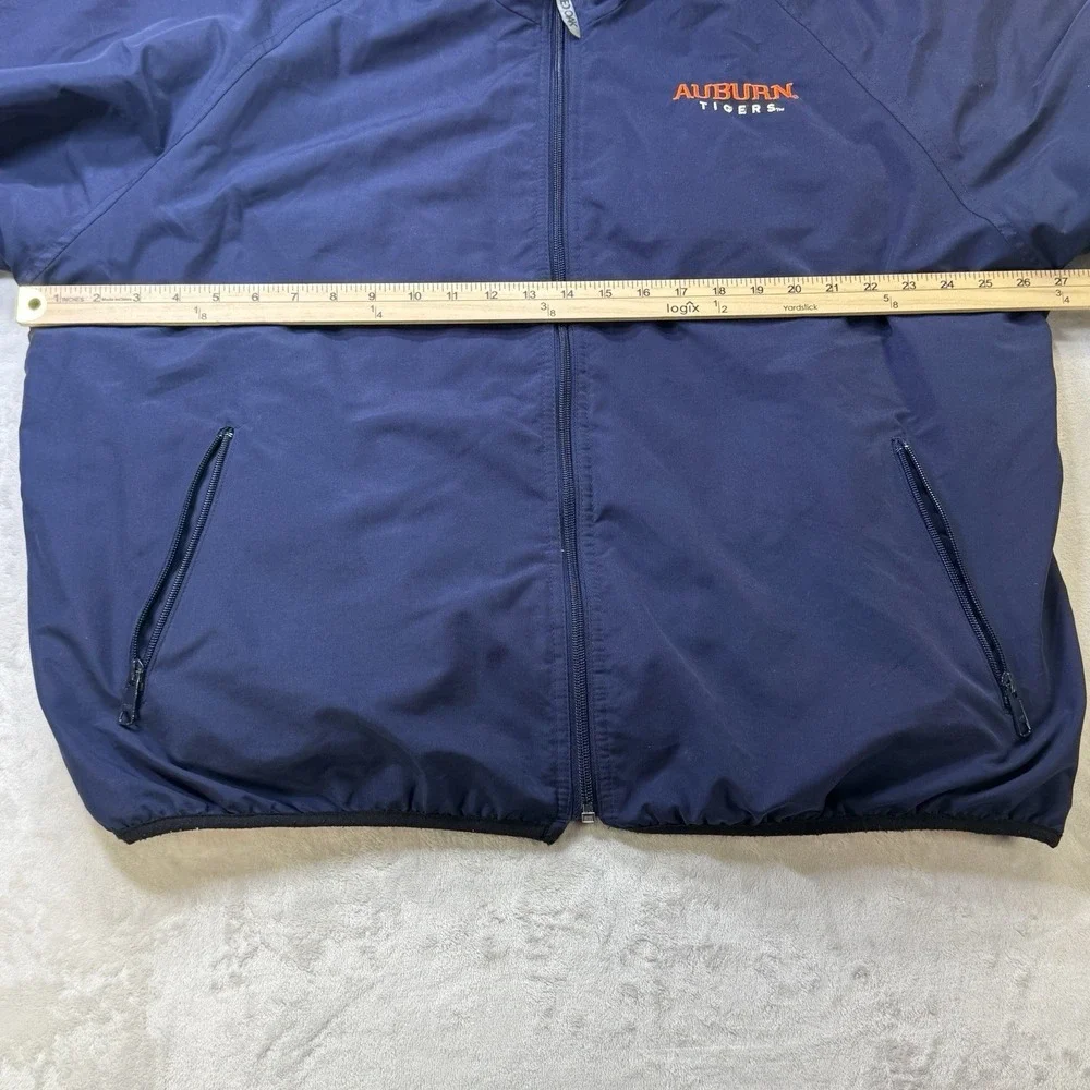 Vintage Auburn Tigers Jacket XL Navy Orange‎ Fleece NCAA